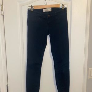 Hollister navy blue skinny pants - W25